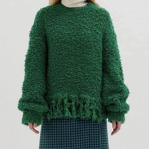 Christmas limited vintage green sweater